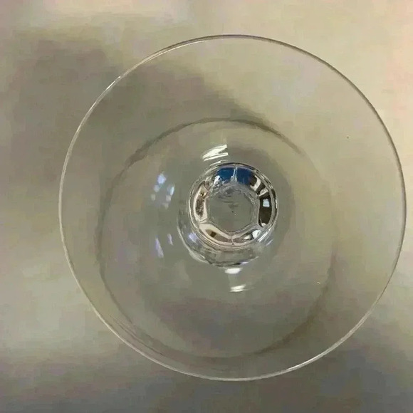 Fostoria Crystal Water Glasses "Engagement w/Platinum Trim"…Vintage - Picture 6 of 7